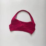 Women's Sexy Backless Yoga Sports Bra Shock-Absorbing Gathered Fitness Bra Beautiful Back Neck Hanging Design