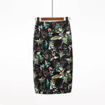 Spring Summer Women Y2K High Waist Midi Pencil Chiffon Skirts Slim Bodycon Vintage Hip Raise Korean Fashion Clothes UOV5