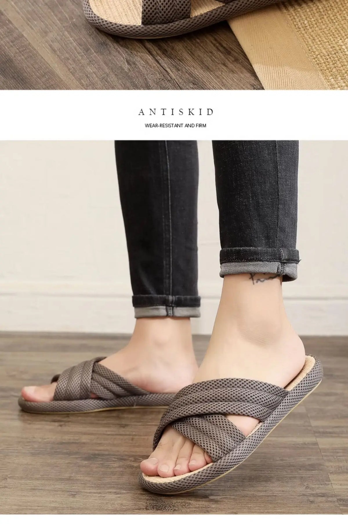 Breathable Cotton Linen Slippers For Women Men Spring Summer House Shoes Anti-slip Solid Color Couples Home Floor Slides