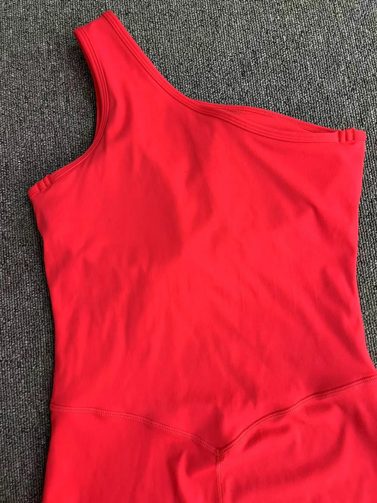 Summer One Shoulder Yoga Short Jumpsuit Women Sexy Cut Out Backless Scrunch Booty One Piece Suit Gym Workout Fitness Clothes