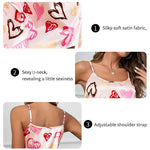 Satin Nightdress For Women Summer Sleeveless Nightgowns Sexy Lingerie Mini Night Dress Nightwear Loungewear Pyjama Pijama Femme
