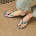 2026 Summer New Clip Toe Wedges Heel Women Slipper Fashion Slip On Flip Flop Shoes Ladies Concise Sandalias