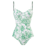 2026 New Arrival Push Up Women Bikini Set Floral Printed Ruffle Bikinis Strappy Bandage Swimwear Brazilian Biquini Bathing Suit