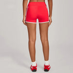 Women's High Waisted Yoga Shorts Slim Fit Hip Lifting Sports Pants Outdoor Running Fitness Gym Workout Shorts