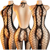 One Piece Sexy Big Loophole Open Bras Baby Dress Crotchless Lingerie TransparentAdultMesh Hollow Bodystocking Hot Underwear