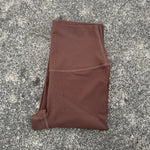Solid Color Back Waist Pocket High Waist Yoga Legging Women Sport Cropped Pants Butter Athletic Gym Comprehensive Training Jog