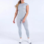 NCLAGEN Yoga Sets 18 Women Gym Clothes Defy Short Sleeve Top And Defy Leggings 2 Piece Fitness Seamless Suit Workout Sportswear