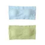 2Pcs/Set Strapless Bras For Women Tube Bra Female Sexy Crop Top Seamless Underwear Non-wire Bandeau Bra M-XL Women Intimates