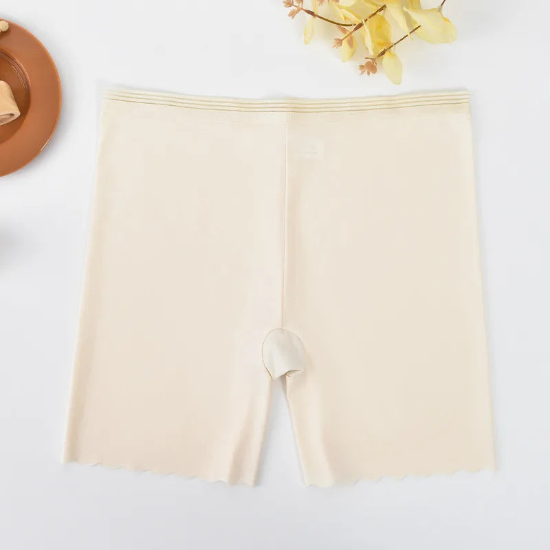 Ice Silk Safety Short Pants High Waist Shorts Panties For Women Tummy Control Hip Lift Underwear Boyshorts Boxer