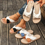 Women 2026 New Slippers Summer Fashion Hemp Rope Outer Wear Slippers Casual Lightweight Sandals and Shoes Women Slides Women