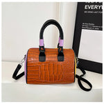 PU New Personality Stylish Shoulder Bags Design Patchwork Zipper 2025 Hot Sale Women's Bags Retro High Quality Women's Bags