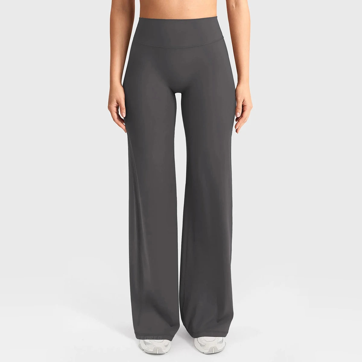 High Waist Pocket Yoga Pants for Women - Stretch Breathable Gym Workout Leisure Tummy Control Tights with Pockets