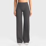High Waist Pocket Yoga Pants for Women - Stretch Breathable Gym Workout Leisure Tummy Control Tights with Pockets