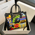 Design Patchwork Zipper 2026 Hot Sale Women's Bags Retro High Quality Women's Bags PU New Personality Stylish Shoulder Bags