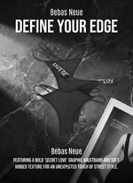3 Pcs Women Black Thong Panties Sexy Low Rise Letter Elastic Waistband Secret Love Graphic Street Style Lingerie Briefs C967