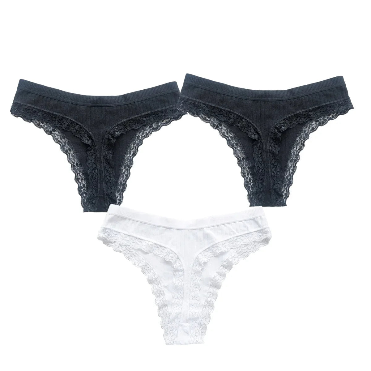 3Pcs/Set Cotton Panties Women G-string Female Underpants Sexy Lingerie Seamless Underwear Low Rise Panties M-XL Intimates