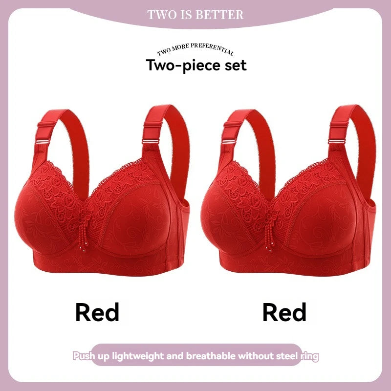 Womens Lace Bras Ultra-Thin Perspective Bralette Deep V Bra Sexy Lingerie Tops Plus SizeCup Mom's underwear active bra
