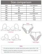 plus Size Women's Sexy Embroidered Lace Trim Bra Wireless Padded Comfortable Underwear Non-Squeezing No Wire Vest Top MR2624