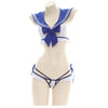 Cosplay Student Uniform Erotic Bra And Panty Set Women's Bow Open Bra Sexy Lingerie Set Nightdress Sexy Costumes