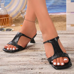 2026 Summer New Fashion Shoes Square Toe SandalsOpen Toe Slingback Pumps