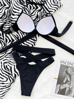 Sexy Underwired Bra Cup Female Swimsuit High Waist Bikini Women Swimwear Two-pieces Bikini set Push Up Bathing Suit Swim Lady