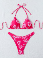 icro Bikini Women Swimwear Bandeau Swimsuit Woman Female Biquini Thong Bikinis Set Floral Brazilian Bathing Suit Beachwear