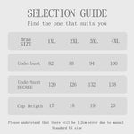 1pcs Plus Size 1XL-4XL For Big Breast Female Underwear Thin Unlined Sexy Lingerie Breathable Brassiere Print Decor Women's Bras