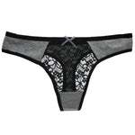 Women Sexy Lace Panties Low-waist Underwear Hollow Thong Female Breathable G String Lingerie Temptation Bikini Plus Size