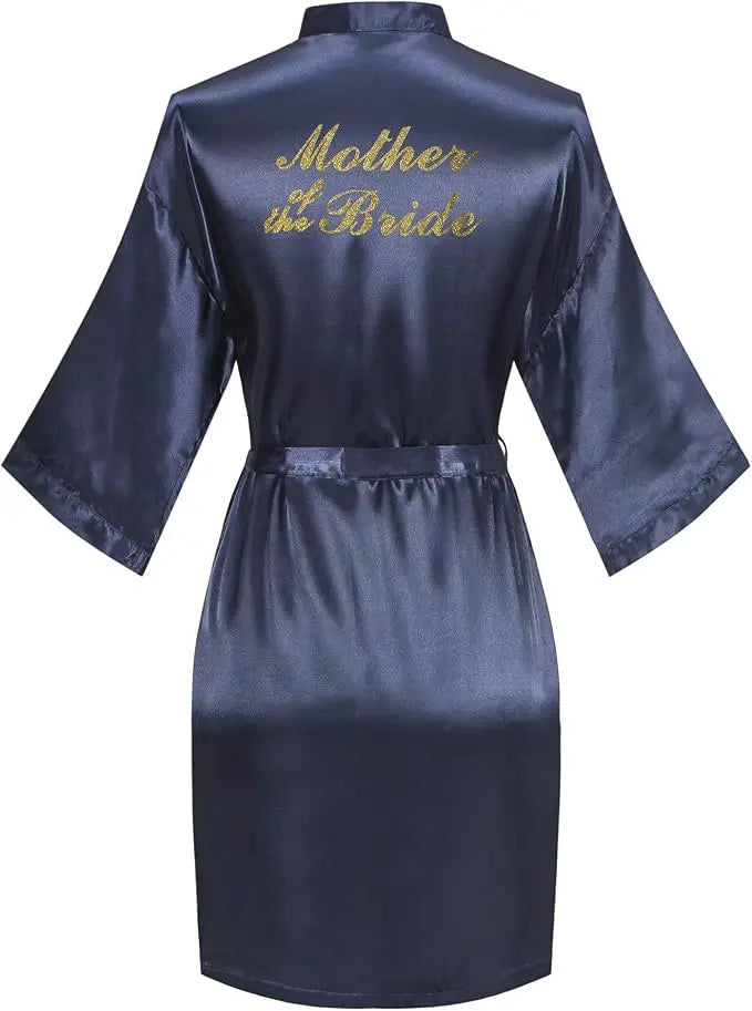 Women Bridal Robe For Bride And Bridesmaid Getting Ready Wedding Party Bathrobe