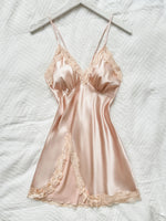 Women's V Neck Lace Nightdress Thin and Breathable Sleepwear Fashionable Halter Dress Pajama For Summer