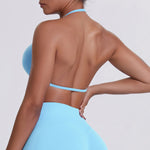 Hearuisavy Sports Bra Woman Gym Tops Sportswear Female Underwear Yoga Clothes Breathable Fitness Crop Top Push Up Workout Bras