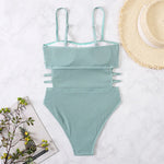 2026 Swimsuit One Piece Solid Swimwear Women One-piece Bathing Swim Suit Female Padded Beach Wear Swimming Summer