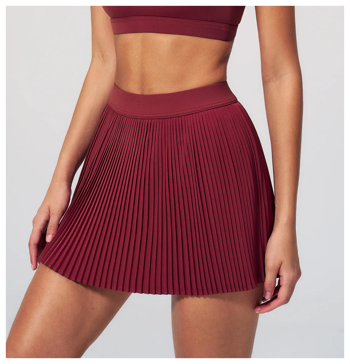Golf Tennis Skirts with Pocket Women Gym Running Pleated Skorts Outdoor Sports Fitness Slim Shorts High Waist Yoga Golf Skirt