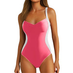 Black One Piece Swimsuit Women Swimwear 2026 New Solid Lace Up Bodysuit Monokini Sexy Slim Thong Brazilian Beach Bathing Suit XL