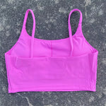 Sexy Solid Color Women's Tight Athletic Spaghetti Strap Gym Underwear Comprehensive Training Training Sports Bra Soft Yoga Top