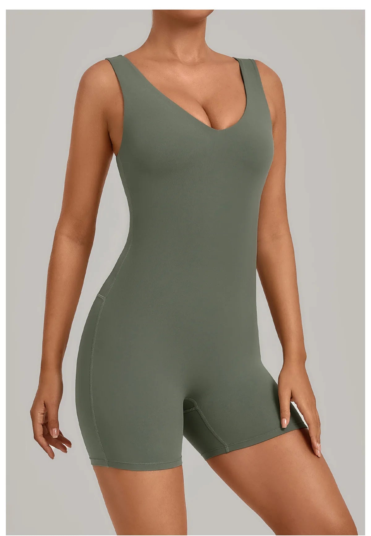 New Summer U-neck Beautiful Back Yoga Jumpsuit Women Sleeveless Tight Sports One Piece Suit Outdoor Gym Running Fitness Overalls
