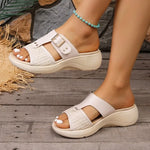 2026 FashionNew Hot Women Slippers Comfort Wedge Shoes Ladies Platform Sandals Casual Slippers