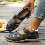 2026 New Summer Women Sandals Ladies Sandals Comfortable Flats Walking Sandals Covered Toe Beach Shoes Woman Footwear