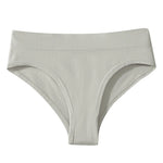 1Pc High Rise Panties Briefs Female Underpants Solid Color Women Seamless Underwear Sexy Lingerie Comfort Sport Intimates S-XXXL