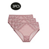 Sexy Underwear, Ultra-Thin Breathable Hollow Lace Underwear, Pure Cotton Crotch, Low-Waist Butt-Lifting Women's Briefs