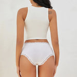 Women's Seamless Cotton Briefs Women Panties Solid Color Breathable Underwear Female Low Waist Soft Lingerie S-XXL
