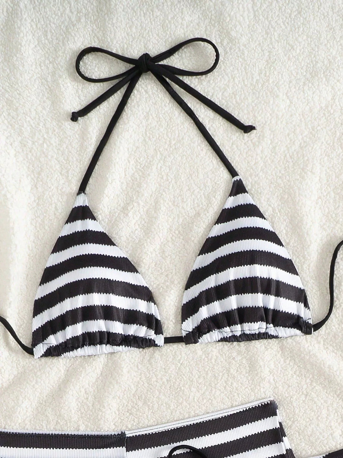 DEKA New Arrival Triangle Striped Bikini Set Women Shorts Swimsuit Micro Swimwear Bathing Suit Brazilian Biquini Sexy Beach Wear