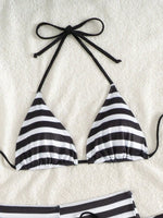 DEKA New Arrival Triangle Striped Bikini Set Women Shorts Swimsuit Micro Swimwear Bathing Suit Brazilian Biquini Sexy Beach Wear