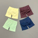 HISTELLO Impact Shorts 4.5" Women Fitness Sports Biker Shorts Low Waist Gym Short Workout Scrunch Butt Yoga Seamless Leggings