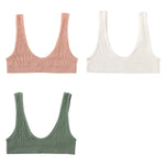 3Pcs/Set Seamless Bras For Women Push Up U Shape Bra Nonwire Underwear Female Sexy Lingerie Sport Bra Tops Comfort Intimates