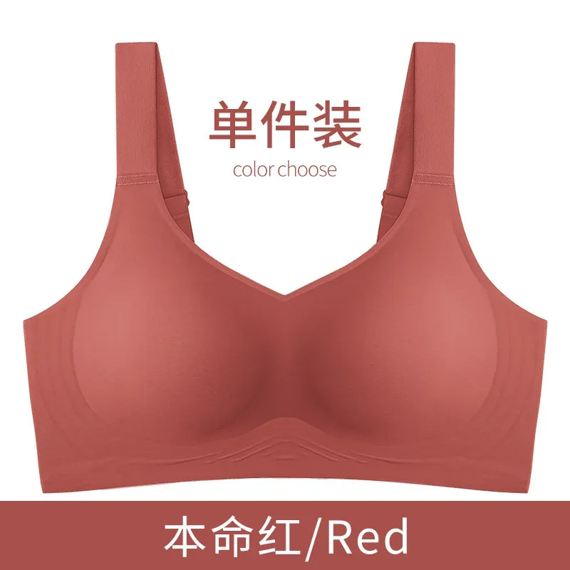 MOYISU Jpanese Kawaii Beach Bralette | Breathable 3D Jelly Support Bra Summer Slim Silhouette | No Show Minimizer & Wire-Free |