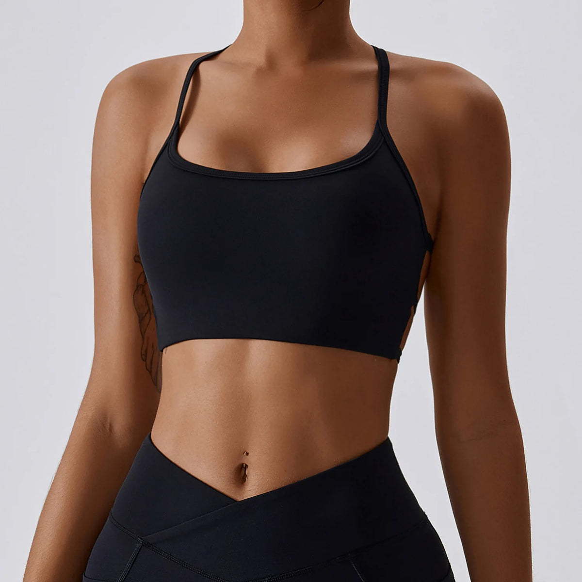 Sexy Cross Sports Bra Gym Top Women Training Running Yoga Bra Stretch Women Sports Underwear Fitness Workout Women Tank Tops