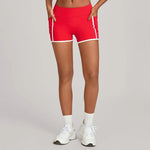 Women's High Waisted Yoga Shorts Slim Fit Hip Lifting Sports Pants Outdoor Running Fitness Gym Workout Shorts