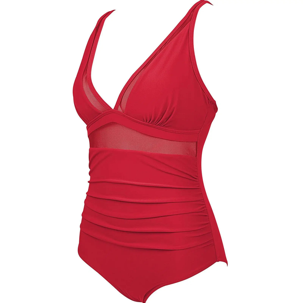 2024 Sexy One Piece Swimsuit Women Mesh Strappy Plunge Swimwear Tummy Control Bathing Suits Beach Wear Monokini Swimming Suit