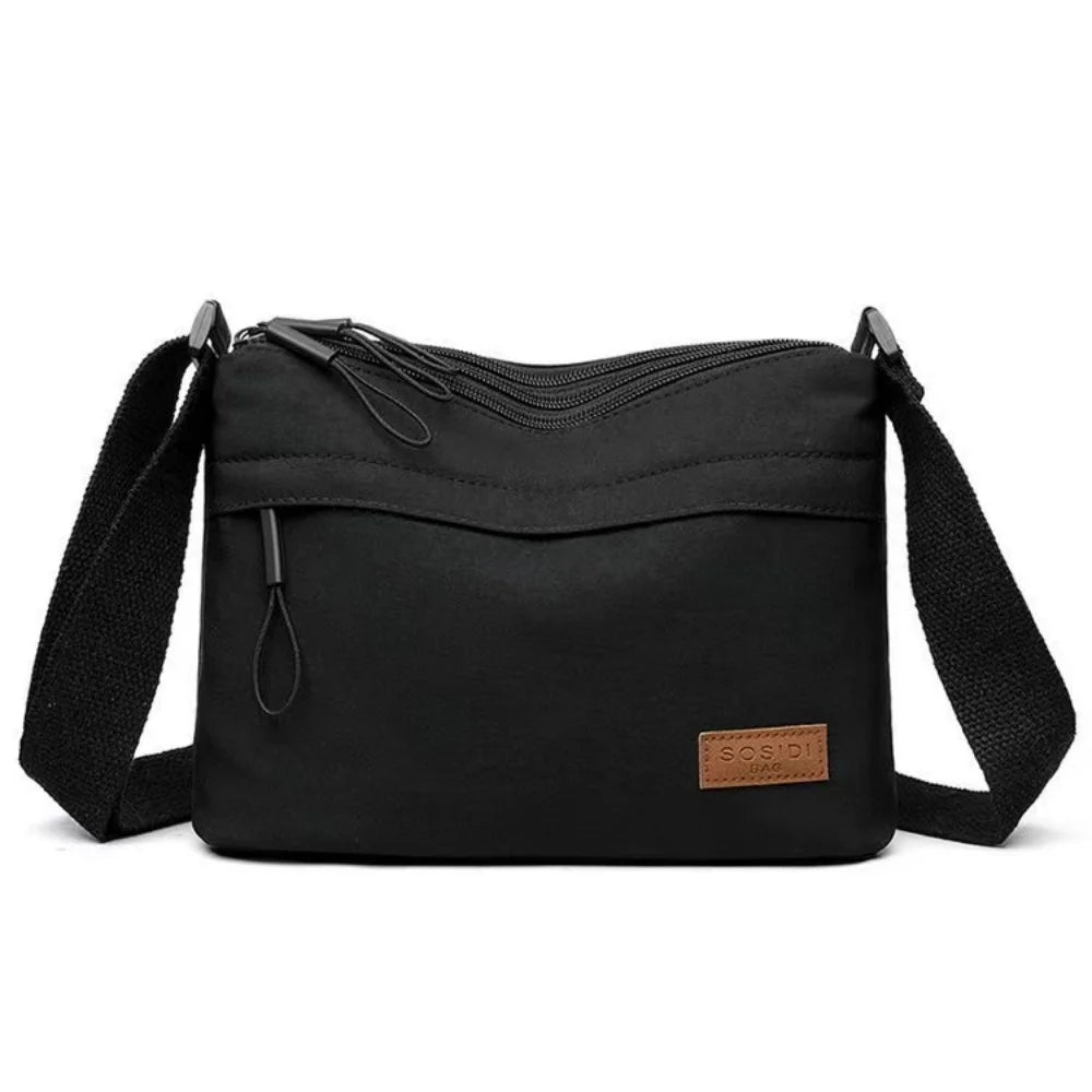 2026 New Women's Minimalist Solid Color Nylon Bag - Multi-functional, Casual, Waterproof & Portable Fashion Crossbody Bag